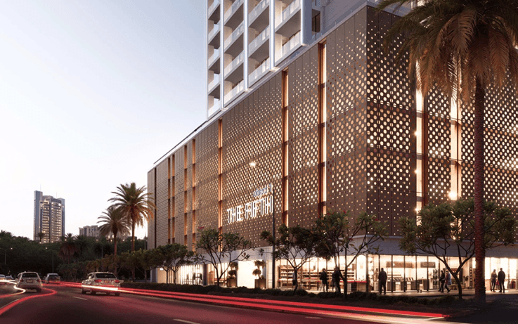 Apartment building exterior